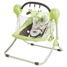 Baby Moov - Leagan pliabil Bubble-cu conectare la priza Green